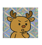 レトロ風トナカイかわいいスタンプ@SFW（個別スタンプ：18）
