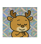 レトロ風トナカイかわいいスタンプ@SFW（個別スタンプ：25）