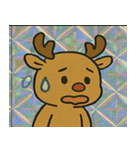 レトロ風トナカイかわいいスタンプ@SFW（個別スタンプ：26）