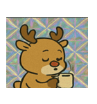 レトロ風トナカイかわいいスタンプ@SFW（個別スタンプ：28）