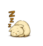 白くてかわいいハムスターのスタンプ（個別スタンプ：15）