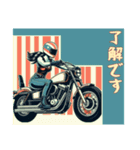 [了解です専用]アメリカンバイク女（個別スタンプ：11）