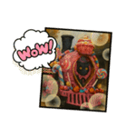 ハロウィン列車（ドラキュラ、猫、お菓子）（個別スタンプ：28）
