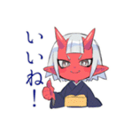 鬼娘の秋★紅葉と和風（個別スタンプ：18）