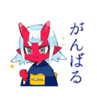 鬼娘の秋★紅葉と和風（個別スタンプ：29）