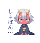 鬼娘の秋★紅葉と和風（個別スタンプ：30）