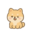 もふもふしばいぬ きぶんパレード（個別スタンプ：1）