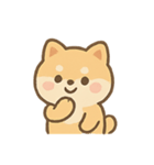 もふもふしばいぬ きぶんパレード（個別スタンプ：3）
