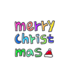 クリスマス、そしてベベニャン/韓国-中国語（個別スタンプ：1）