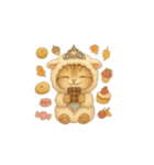 動く着ぐるみ無言の小太郎1（個別スタンプ：3）