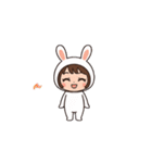 うさぴょんのハロウィン（個別スタンプ：8）