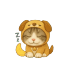 ハロウィン動く無言着ぐるみ小太郎（個別スタンプ：4）