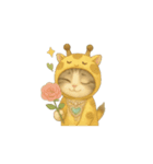 ハロウィン動く無言着ぐるみ小太郎（個別スタンプ：6）