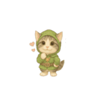 ハロウィン動く無言着ぐるみ小太郎（個別スタンプ：9）