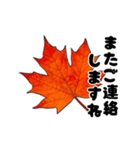 動く紅葉と秋の挨拶言葉（個別スタンプ：20）