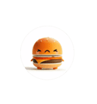 癒しMAX！ゆるふわバーガー＆ポテト君♡1（個別スタンプ：5）