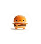 癒しMAX！ゆるふわバーガー＆ポテト君♡1（個別スタンプ：6）