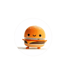 癒しMAX！ゆるふわバーガー＆ポテト君♡1（個別スタンプ：8）