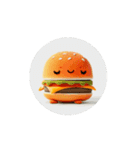 癒しMAX！ゆるふわバーガー＆ポテト君2♡（個別スタンプ：5）
