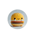 癒しMAX！ゆるふわバーガー＆ポテト君2♡（個別スタンプ：6）