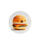 癒しMAX！ゆるふわバーガー＆ポテト君2♡（個別スタンプ：8）