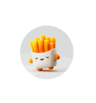 癒しMAX！ゆるふわバーガー＆ポテト君2♡（個別スタンプ：14）