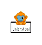 動くキンシコウのイラスト（個別スタンプ：6）