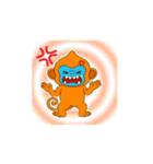 動くキンシコウのイラスト（個別スタンプ：20）