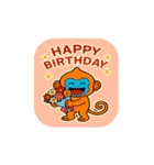動くキンシコウのイラスト（個別スタンプ：24）