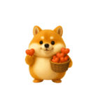 【毎日】ぽっちゃり柴犬（個別スタンプ：1）