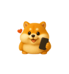 【毎日】ぽっちゃり柴犬（個別スタンプ：7）