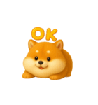 【毎日】ぽっちゃり柴犬（個別スタンプ：8）