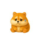 【毎日】ぽっちゃり柴犬（個別スタンプ：9）