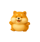 【毎日】ぽっちゃり柴犬（個別スタンプ：27）