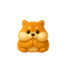 【毎日】ぽっちゃり柴犬（個別スタンプ：35）