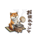 柴犬さんの動く秋スタンプ（個別スタンプ：9）