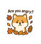 ほっこり秋犬スタンプ（個別スタンプ：16）