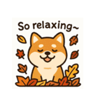 ほっこり秋犬スタンプ（個別スタンプ：20）