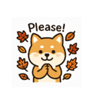 ほっこり秋犬スタンプ（個別スタンプ：31）