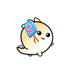 nobobi アニメ 丸いコノドン（個別スタンプ：1）