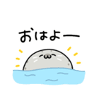 ◯まるいあざらし3◯（個別スタンプ：2）