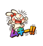 ツンデレ♡モカうさぎデカ文字感情怒り編1（個別スタンプ：11）