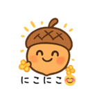 どんぐりの愛らしいデイリー (1)（個別スタンプ：20）