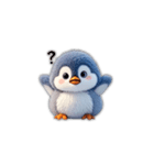 小さなペンギンのかわいい気持ちスタンプ（個別スタンプ：4）