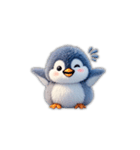 小さなペンギンのかわいい気持ちスタンプ（個別スタンプ：10）