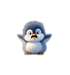 小さなペンギンのかわいい気持ちスタンプ（個別スタンプ：12）