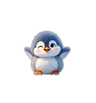 小さなペンギンのかわいい気持ちスタンプ（個別スタンプ：18）