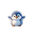 小さなペンギンのかわいい気持ちスタンプ（個別スタンプ：24）
