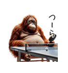オラウータン×卓球！3Dリアル（個別スタンプ：15）