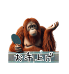 オラウータン×卓球！3Dリアル（個別スタンプ：20）